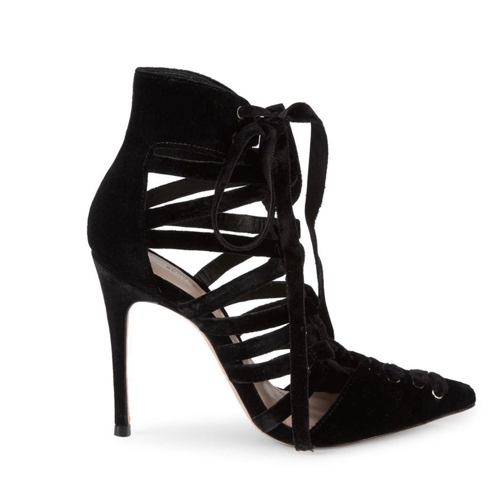 SCHUTZ Black Cage Stiletto Heels